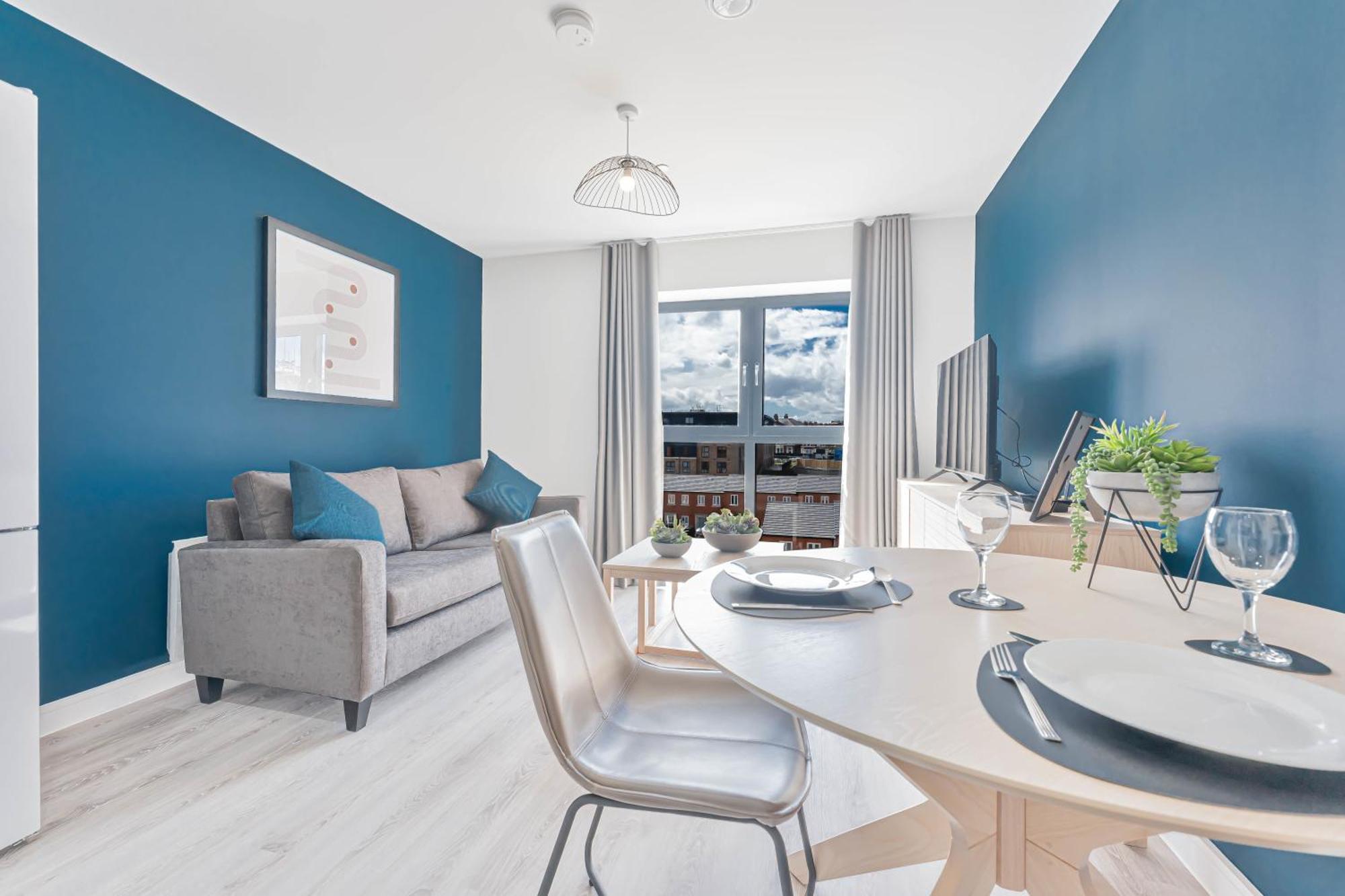 Stayzeni, Hardwick House Bright 1 Bed Flat Apartment